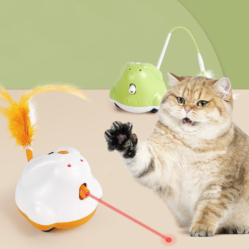 USB Rechargeable Electric Infrared Pet Teaser Interactive Toy