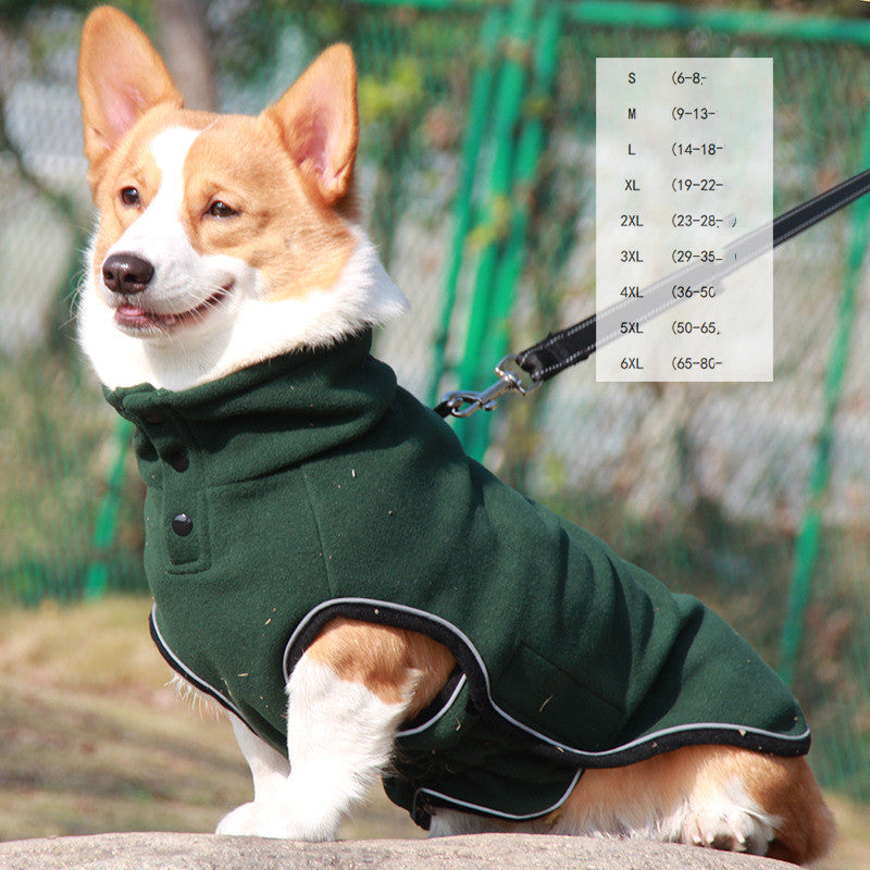 Pet Waterproof Sweater Coat Warm Protective Outerwear
