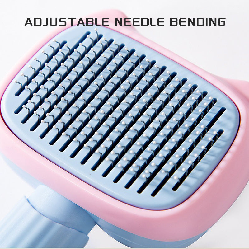 Pet Deshedding Grooming Brush And Dematting Comb For All Coats