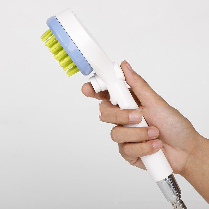 Pet Grooming Massage Comb Bath Brush with Shower Head