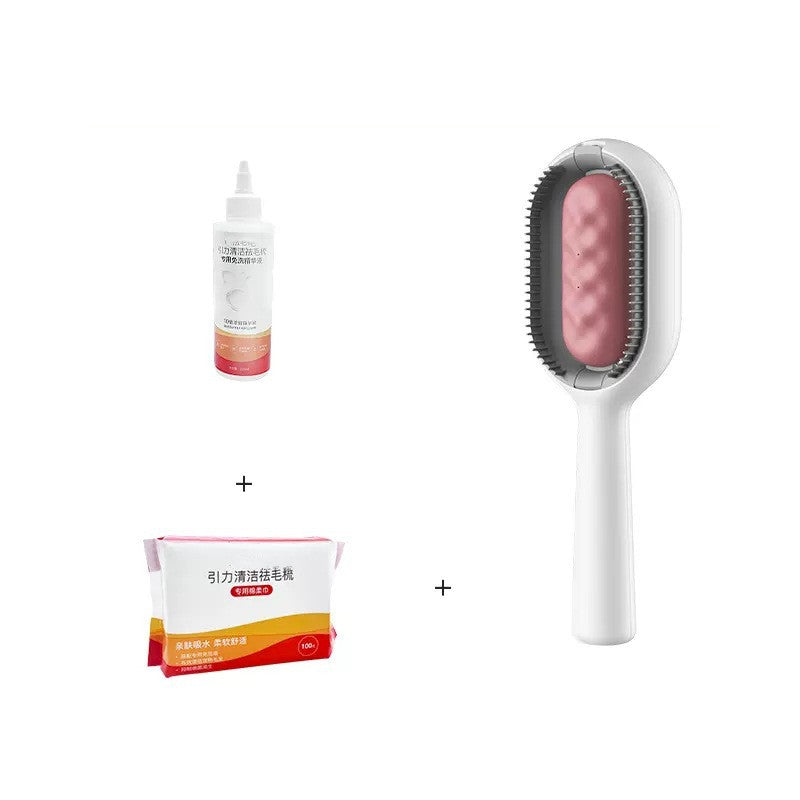 Pet Grooming Brush Dematting Comb With Tank For Hair Removal