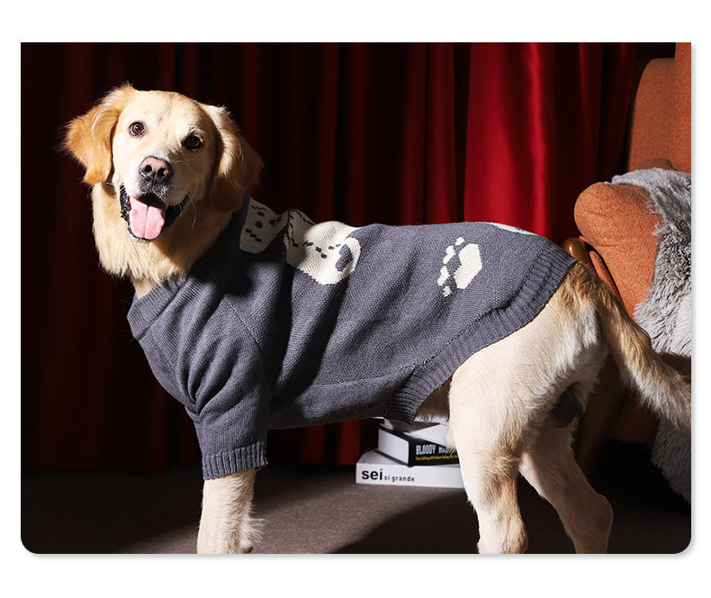 Pet Winter Thick Warm Sweater Large Soft Knit Clothing