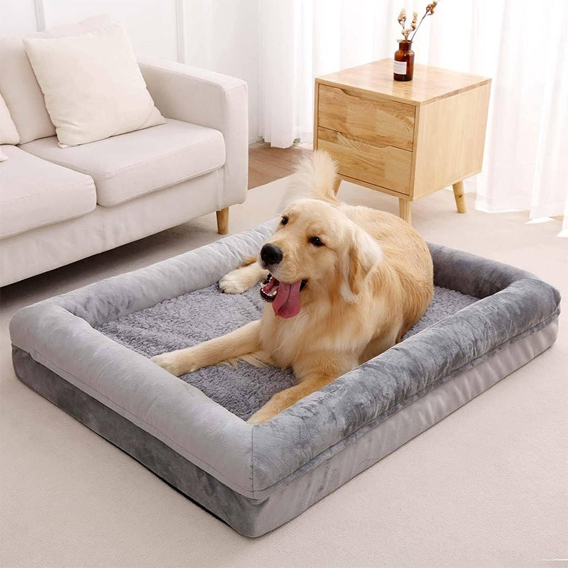 Large Pet Bed Thickened Cushion Comfortable Soft Mattress