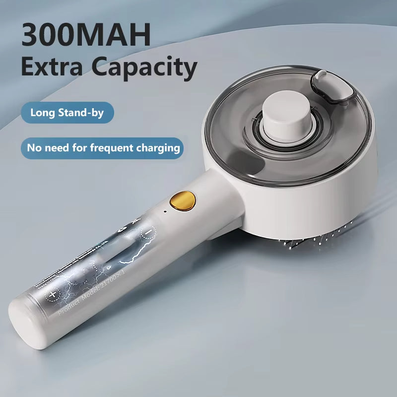 3-In-1 Electric Pet Grooming Brush With Steam Spray And Massage