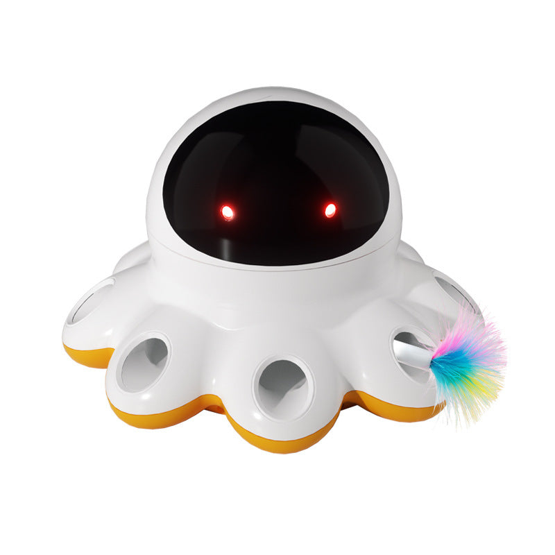 Electric Automatic Pet Teaser Toy Shiny Interactive Fun Toy
