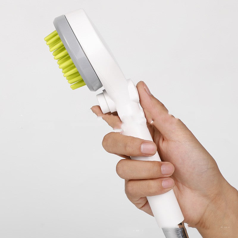 Pet Grooming Massage Comb Bath Brush with Shower Head