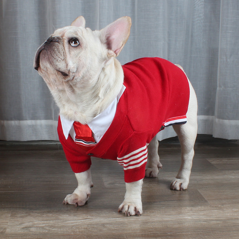 Christmas Pet Sweater Autumn Winter Soft Warm Knit Clothing