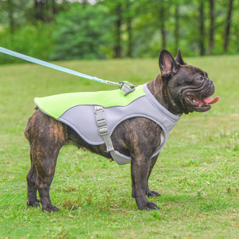 Summer Pet Cooling Vest Breathable Heat-Resistant Sun-Proof Clothing