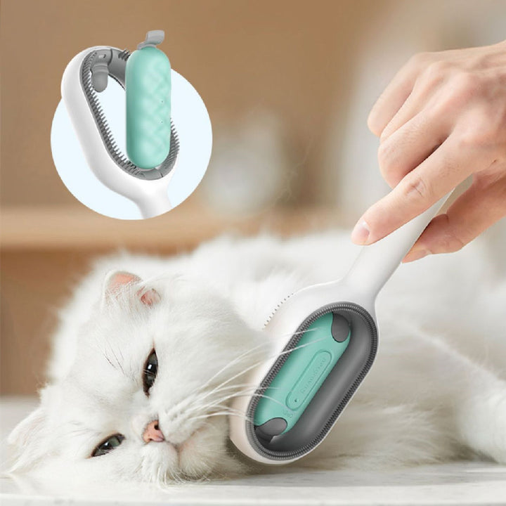 Pet Grooming Brush Dematting Comb With Tank For Hair Removal