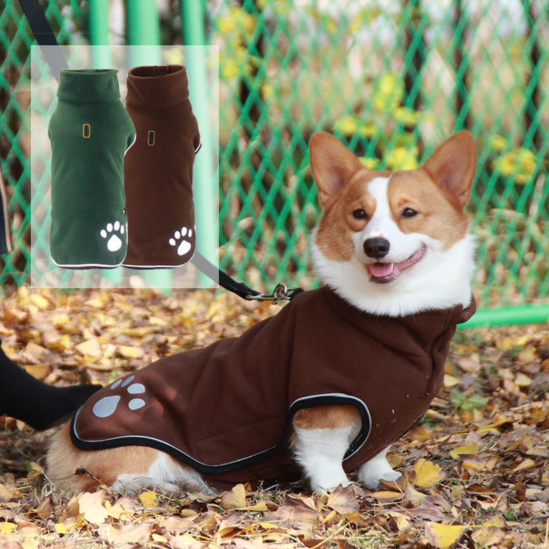 Pet Waterproof Sweater Coat Warm Protective Outerwear