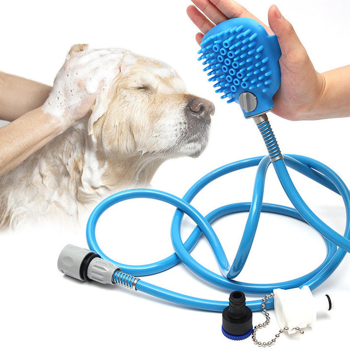 Pet Outdoor Bath Brush Grooming and Cleaning Tool