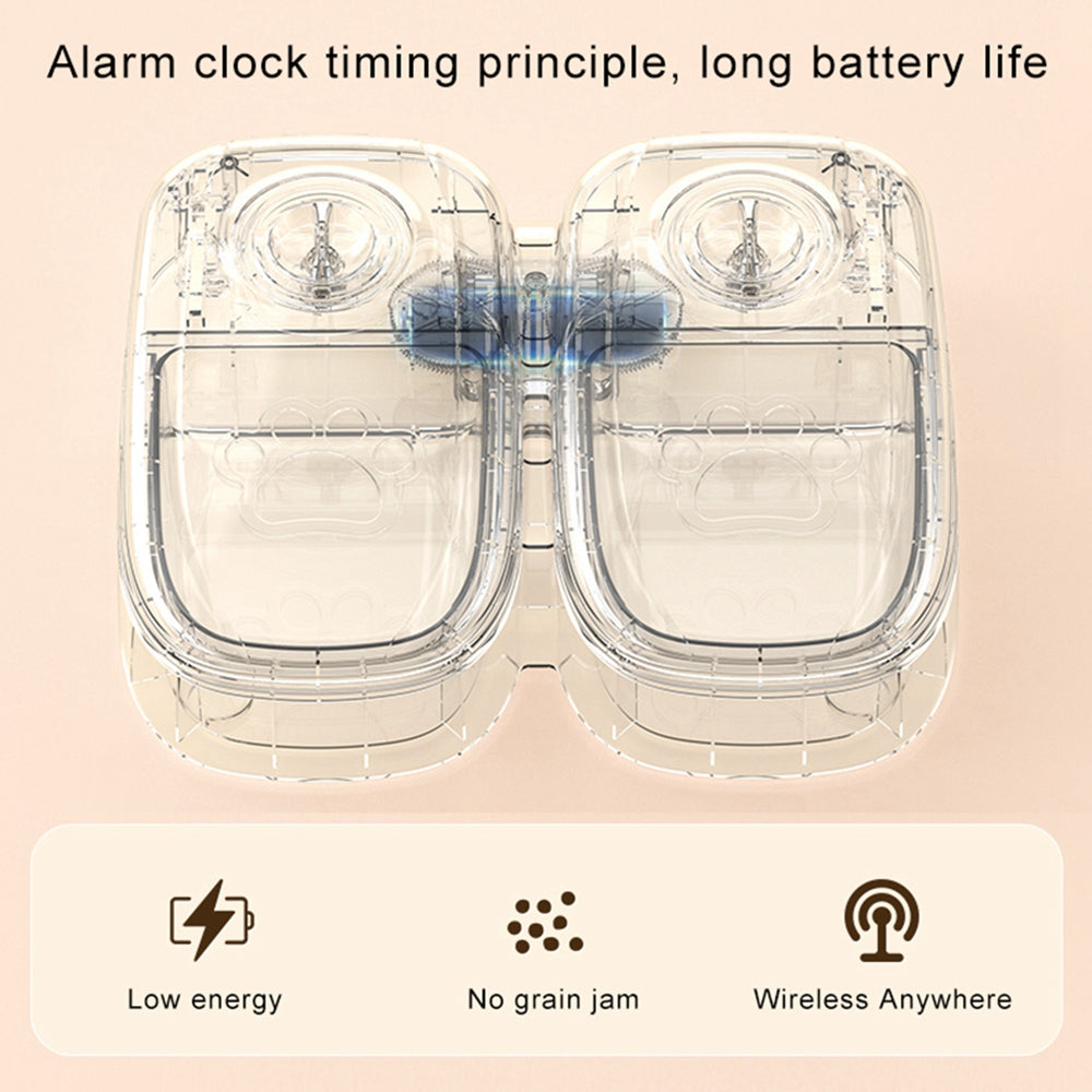 Automatic Smart Pet Feeder Timer Stainless Steel Bowl Dispenser